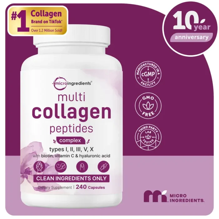 Micro Ingredients Multi Collagen Peptides Complex