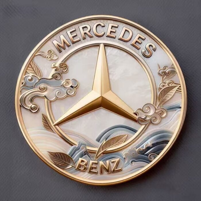 Mercedes-Benz car emblem decoration